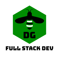 green logo with bumblebee